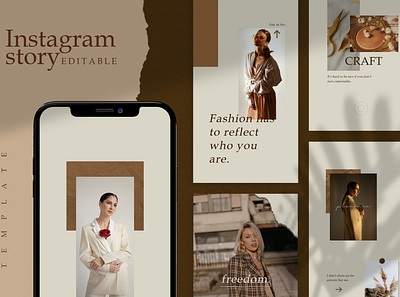 Instagram Story Template advertising boys branding design girl hypebeast illustration instagram instagram post instagram stories instagram template logo social media social media design social media pack social media templates socialmedia template ui youth