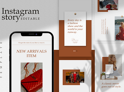 Instagram Story Template advertising boys branding design girl hypebeast illustration instagram instagram post instagram stories instagram template logo social media social media design social media pack social media templates socialmedia template ui youth