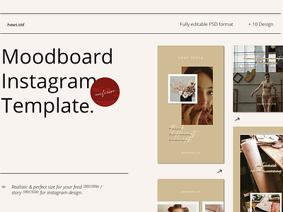 Moodboard Instagram template