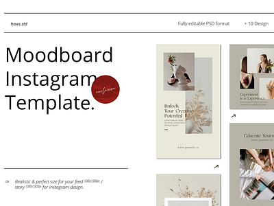 Moodboard Instagram Template