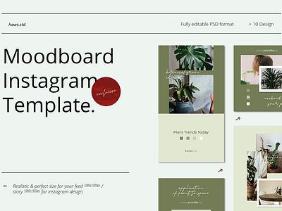 Moodboard Instagram Template