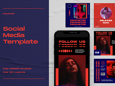 Social Media Template advertising branding design designer digital graphic hypebeast illustrations instagram instagram stories instagram template media snapgram social social media social media pack social media templates socialmedia template youth