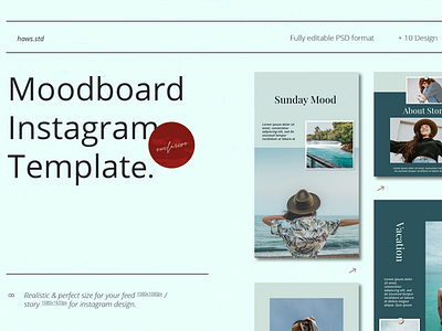 Moodboard Instagram Template