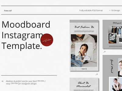 Moodboard Instagram Template