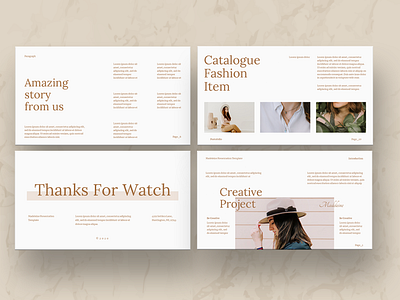 Madeleine - CANVA PPT Template