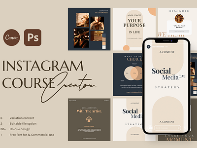 CANVA & PS - Insta Course Creator