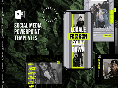 Social Media PowerPoint Template advertising boy branding design girl hypebeast instagram instagram post instagram stories powerpoint powerpoint design powerpoint presentation powerpoint template social media socialmedia socialmediapack socialmediatemplate stories template youth