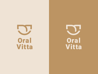 Color and Brand variations of Oral Vitta's Branding design branding design flat grid icon illustration illustrator logo minimal vector