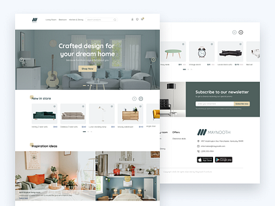 Furniture E-commerce Website e commerce ecommerce furniture web design website