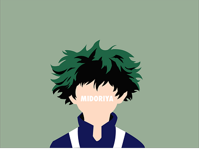 Portrait | Izuku Midoriya deku illustration midoriya myheroacademia vector