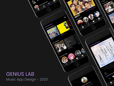 GENIUS LAB | Music App Design