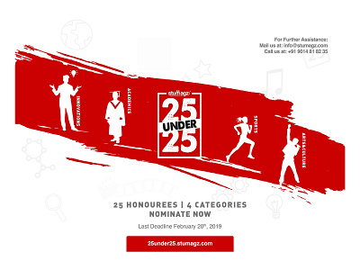 25 under 25 Competition Poster