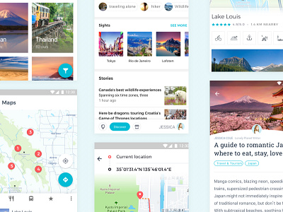 TravelStories x Material Design