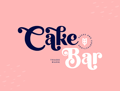 Cake Bar Brand Identity branding cake cake logo design logo logo design logos logotype