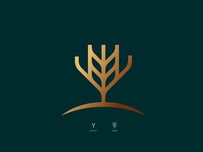 Grain brand logo concept