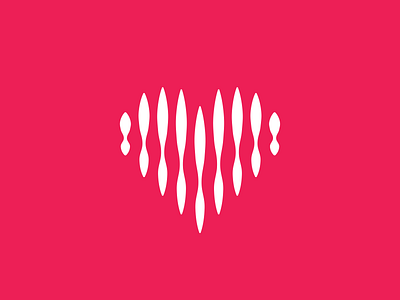 Heart + Beat logo Design