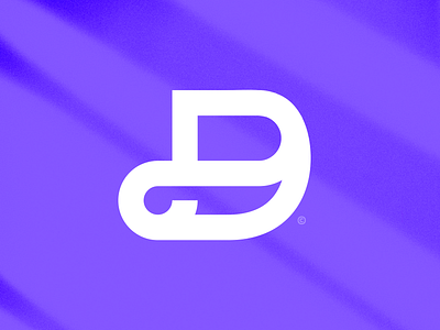 Mark Letter D bold branding d design graphic design icon identity letterd line logo logo design logotype love mark popular purple