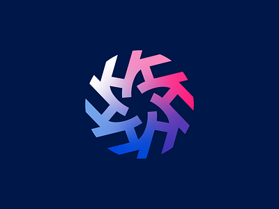 Letter K + Star brand branding colorful design graphic design identity logo logo design logotype mark strong