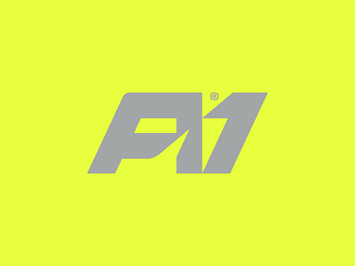 A1 Athletics brand branding concept design graphic design gym identity lettermark logo logo design logotype mark original strong yellow