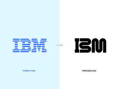 IBM Redesign advanced branding data datadesign graphic design ibm identity logo logo design logoredesign logotype mark original redesign tech techcompany technology techsavy