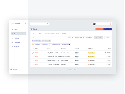 Store Admin Dashboard