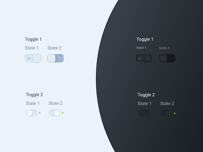 On/Off Switch Design 015 app daily 100 challenge dailyui minimal neumorphic neumorphism ui ux