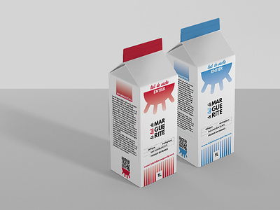 Milk brick packaging