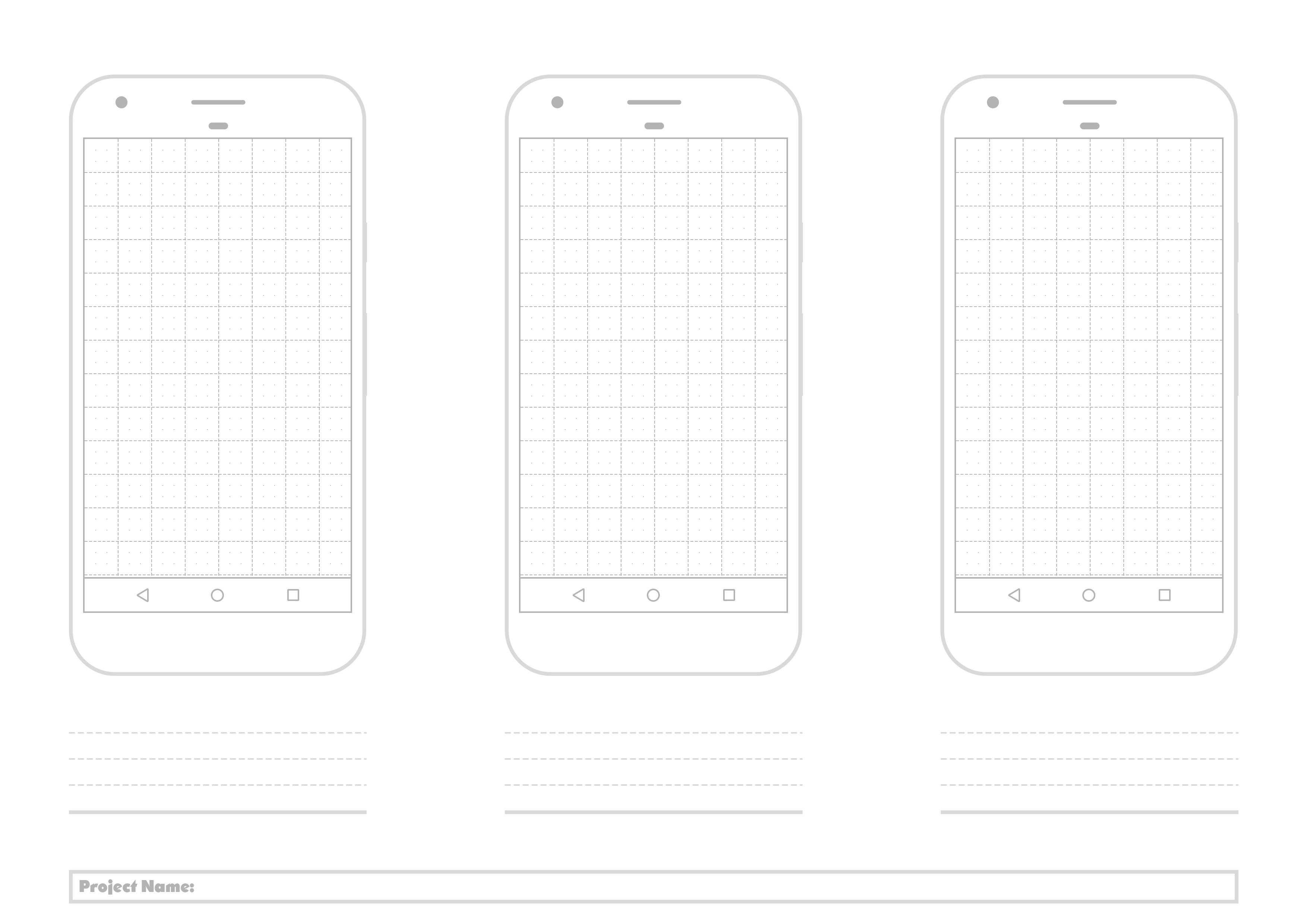 Free Printable Google Pixel Template by Behnam Sobhkhiz on Dribbble