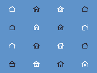 HOME Icons for user interfaces - 01