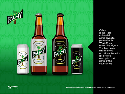 BEER/CAN CONCEPT PALMY LAGER BEER