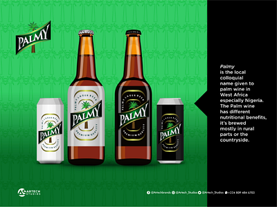 BEER/CAN CONCEPT 
PALMY LAGER BEER
