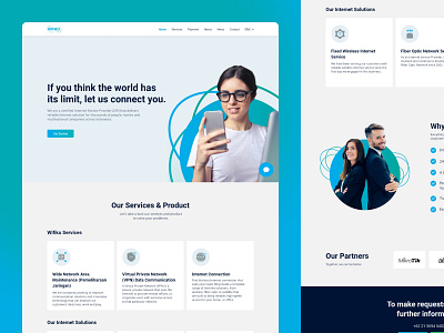 Wifiku - Landing Page Company Profile