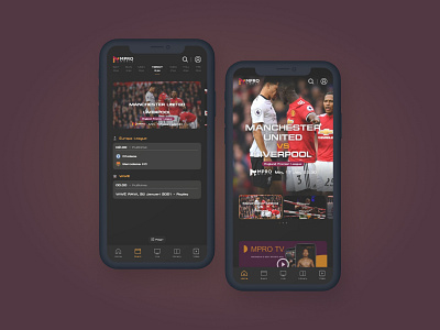 MPRO Mobile - Sport Stream App mobile mobile app sport sport app stream app streaming