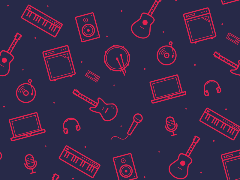 Music pattern by Rob Rijken for Inventis Web Architects on Dribbble