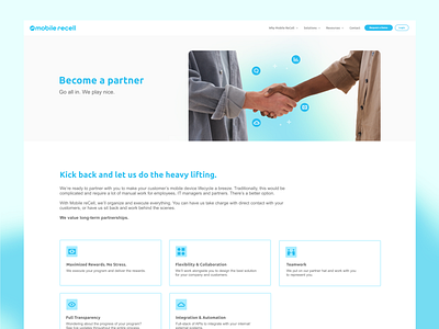 Partner Program Website Design