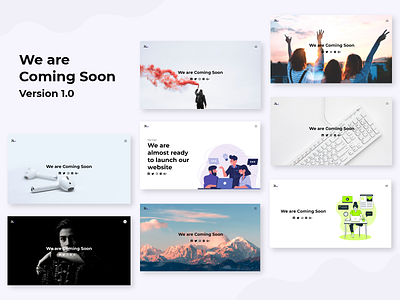 Landing Page - We are Coming soon! adobe xd app branding design illustration interface landing page design landingpage layout minimal product ui ux website