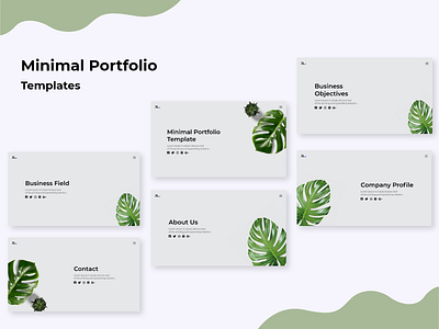 Minimal Portfolio Templates! adobe xd app branding design designer homepage homepage design illustration landing page design landingpage minimal sketch template template design templates ui ux