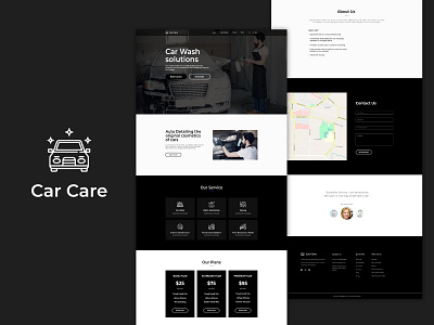 Car Care PSD Template