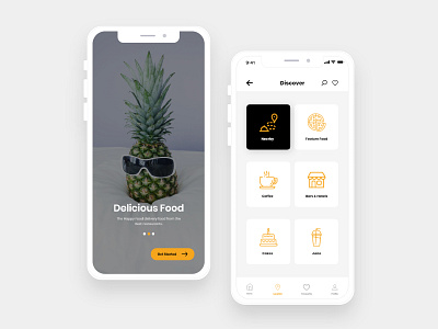 Food Delivery App ! adobe xd app branding delivery app design designer food food and drink food app foodie foods foodservice landing page design landingpage order sketch ui ux