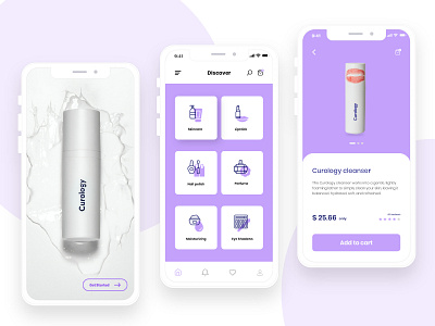 Cosmetics Mobile App ! adobe xd app app design apps apps design beauty beauty app beauty product cosmetic cosmetics design ecommerce icon makeup makeup app mockups shopping sketch ui ux