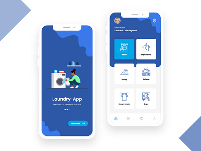 Laundry App! adobe xd app app design branding design landingpage laundry laundry app laundry service sketch ui ux