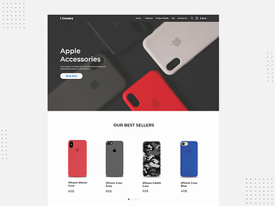 Shopping adobe xd app design branding case covers design ios iphone landing page design mokup online shop product design shopping stores ui ux website website design