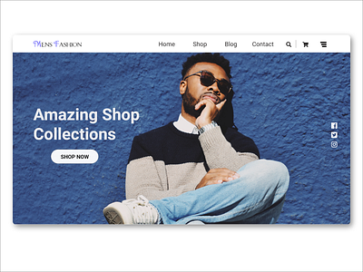 Mens shop fashion website