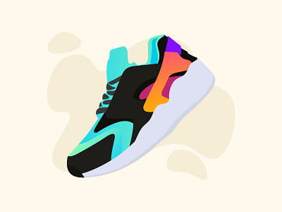 shoes animation app black black white branding color design illustration logo web