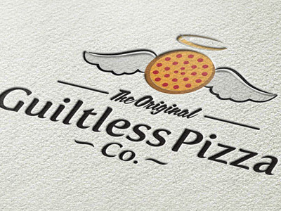 Guiltless Pizza Logo Design