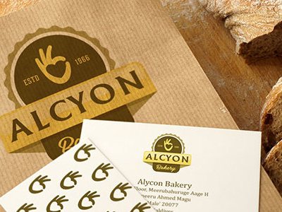 Alycon Bakery Branding bakery branding logo design