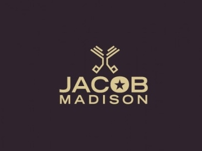 Jacob Madison clothing label fashion brand logo design