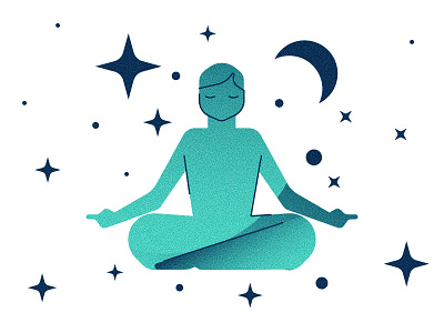 Yoga emoji for Hillside App app badges creative emoji gradient hillside icons illustration vector yoga