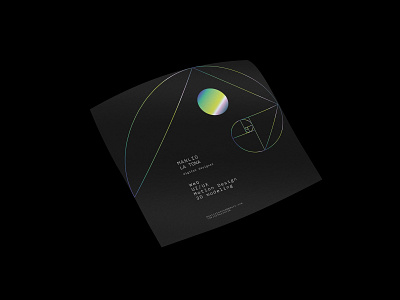 Personal identity / 1 brand identity card geometry golden ratio gradient lines personal logo
