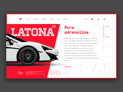 Latona Gt - Supercar Concept website